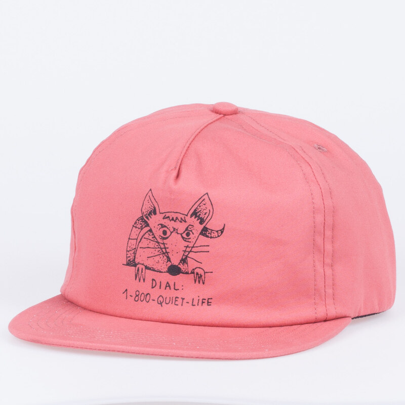 Quiet Life The The Quiet LIfe DIAL A RAT RELAXED SNAPBACK NAUTICAL RED