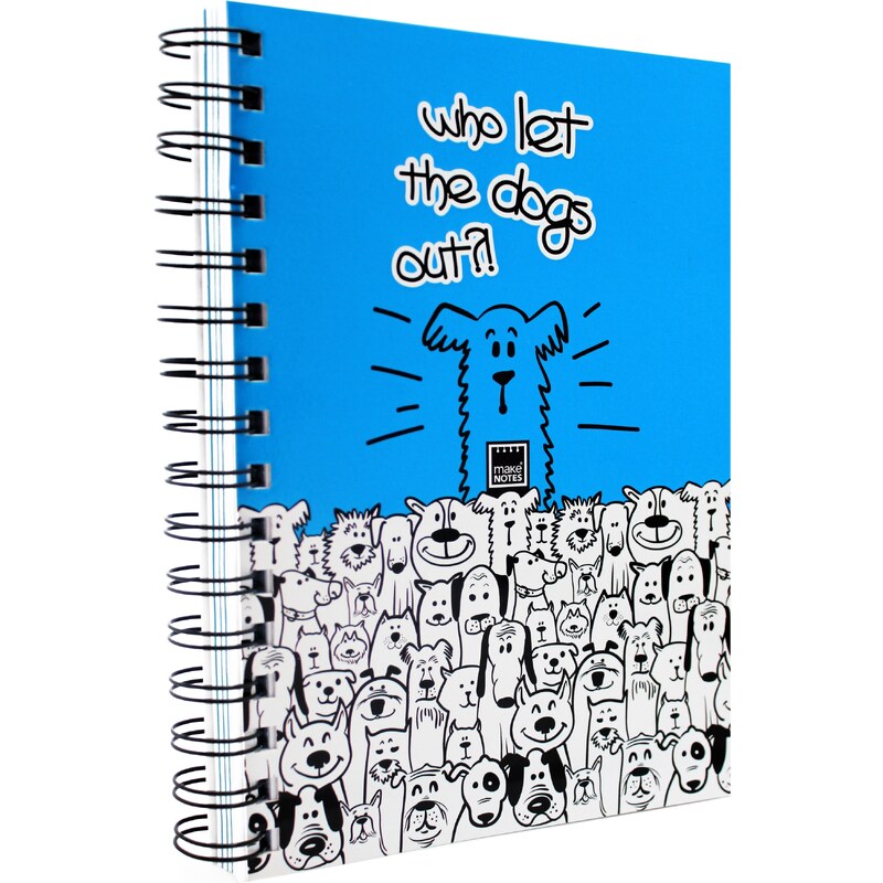 MAKENOTES Zápisník A5 DOGS OUT