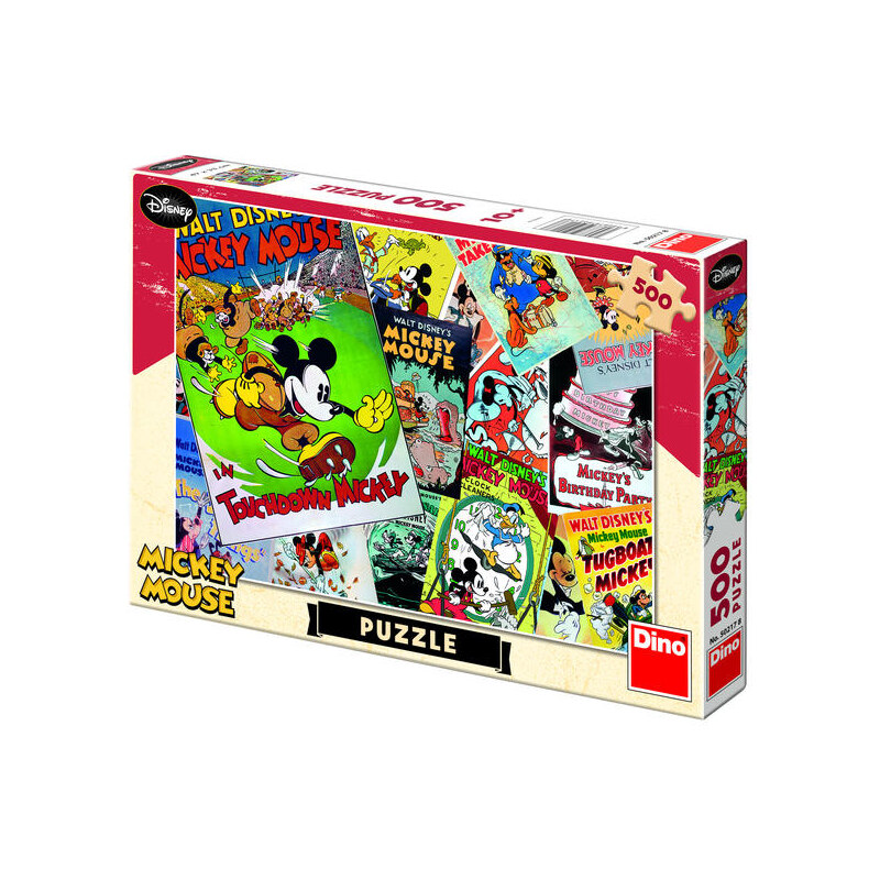 Dino Puzzle Mickey poster 500 dílků