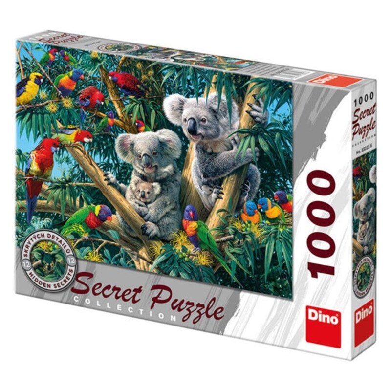 Dino Puzzle Secret Collection 1000 dílků - Koaly