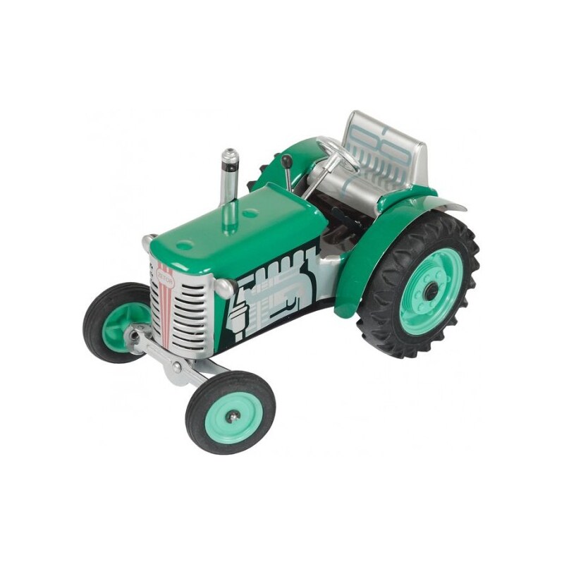 KOVAP Traktor Zetor zelený na klíček kov 14 cm 1:25