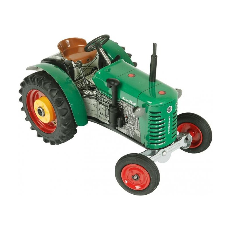 KOVAP Traktor Zetor 25A zelený na klíček kov 15 cm 1:25