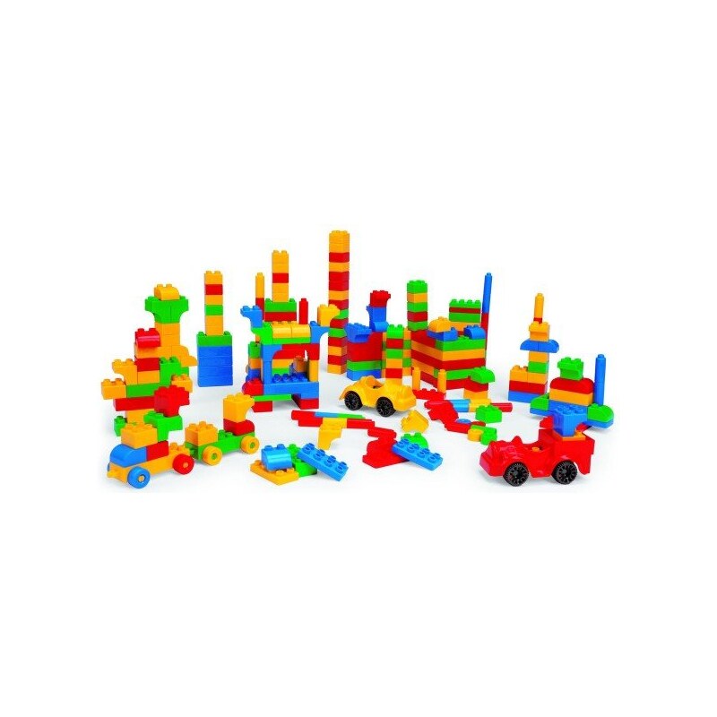 WADER Kostky stavebnice Mini Blocks plast 300 ks
