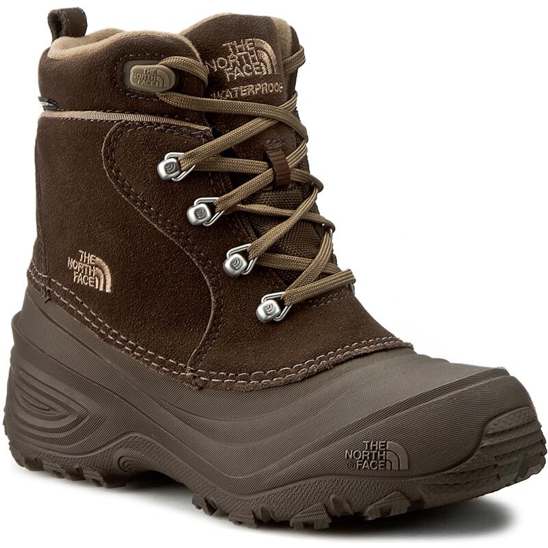 Sněhule THE NORTH FACE - Youth Chilkat Lace II T92T5RRE2 Demitasse Brown/Cub Brown