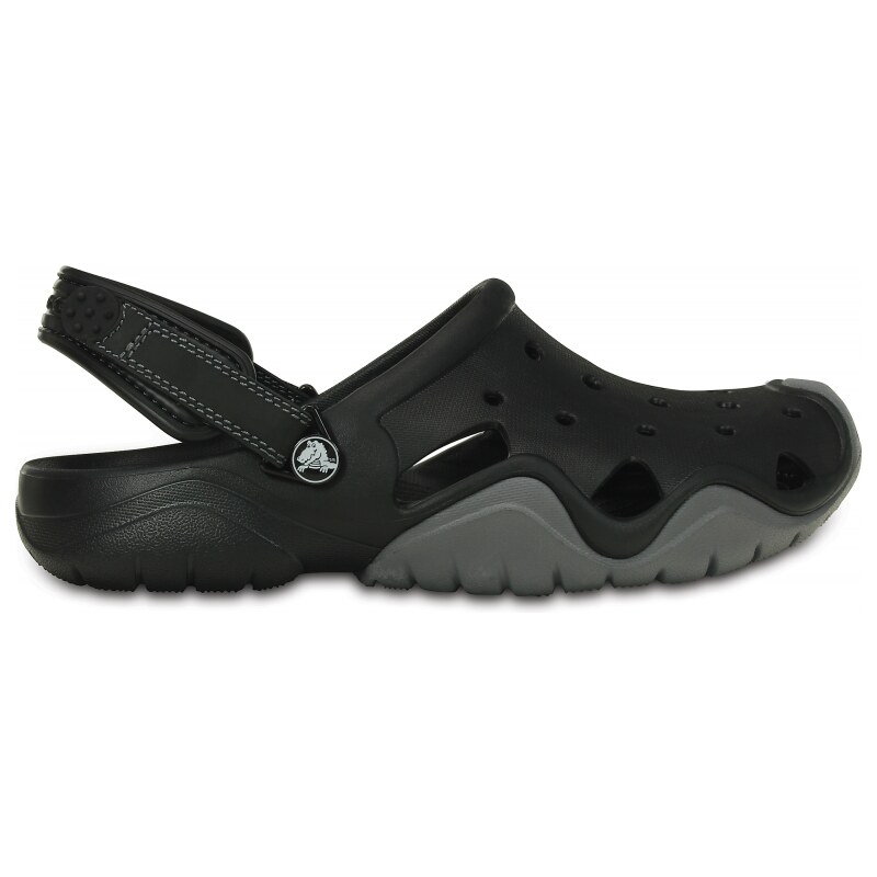 Pantofle Crocs Swiftwater Clog - Black/Charcoal