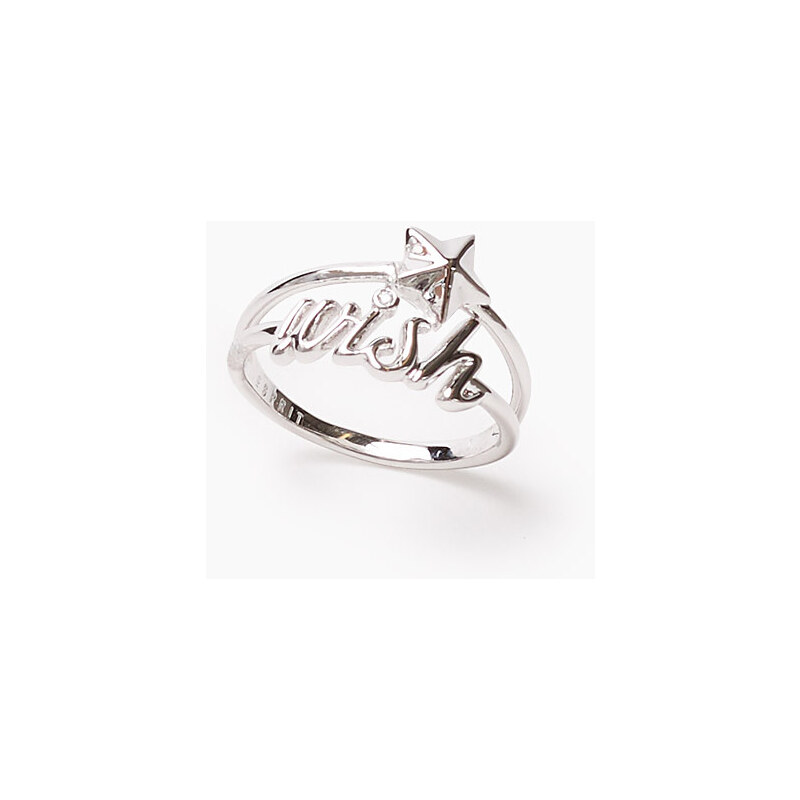 Esprit Dvouřadý kovový prsten, Wish a hvězda