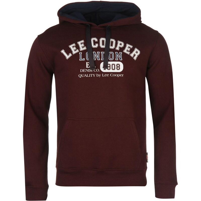 Mikina s kapucí Lee Cooper Logo pán.
