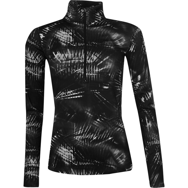 Sportovní tričko Nike Hyperwarm Graphic dám. černá/bílá