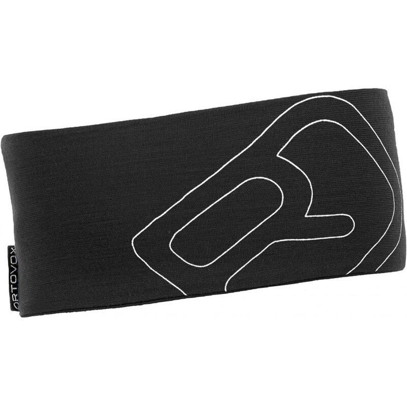 Ortovox Merino Cool Logo Headband black steel