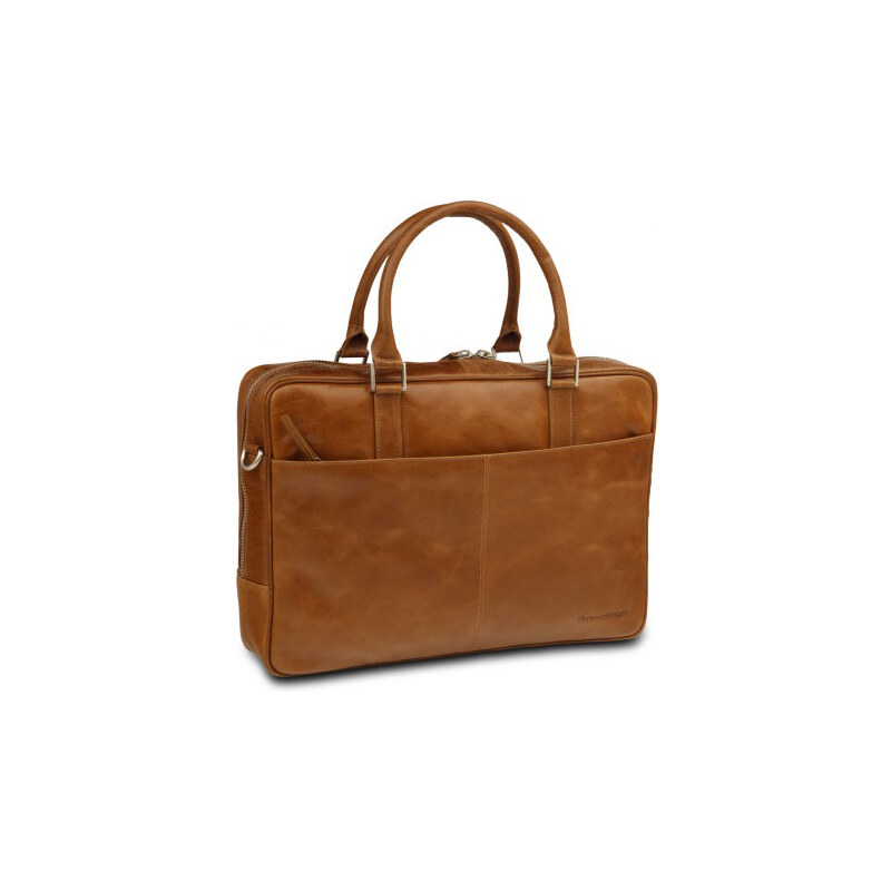 Kožená taška dbramante1928 Rosenborg Business Bag 14" světle hnědý (BG14GT000425)