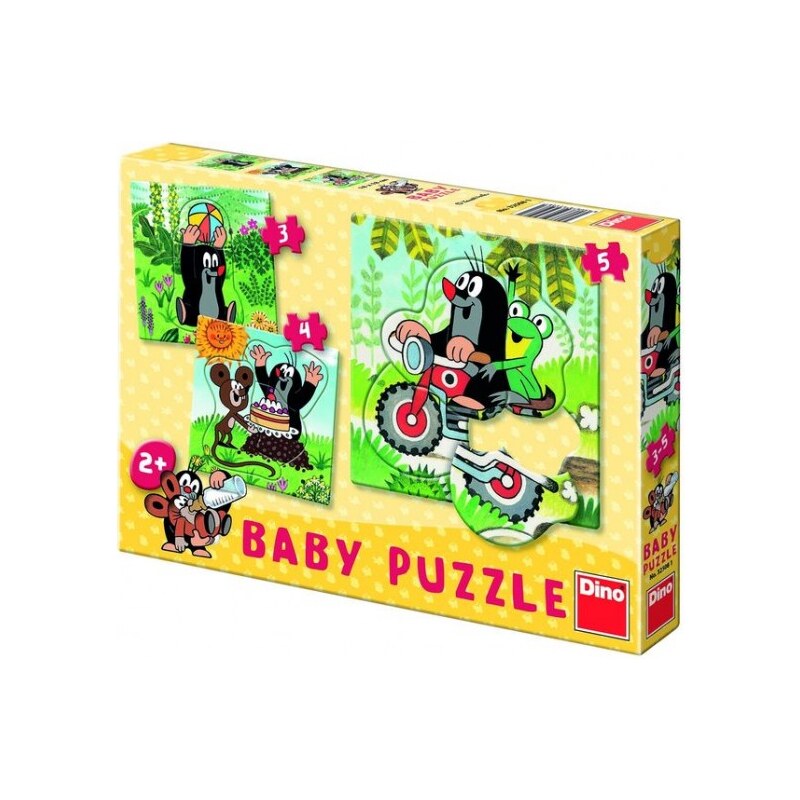 Dino Puzzle Baby Krtek na louce 5 dílků