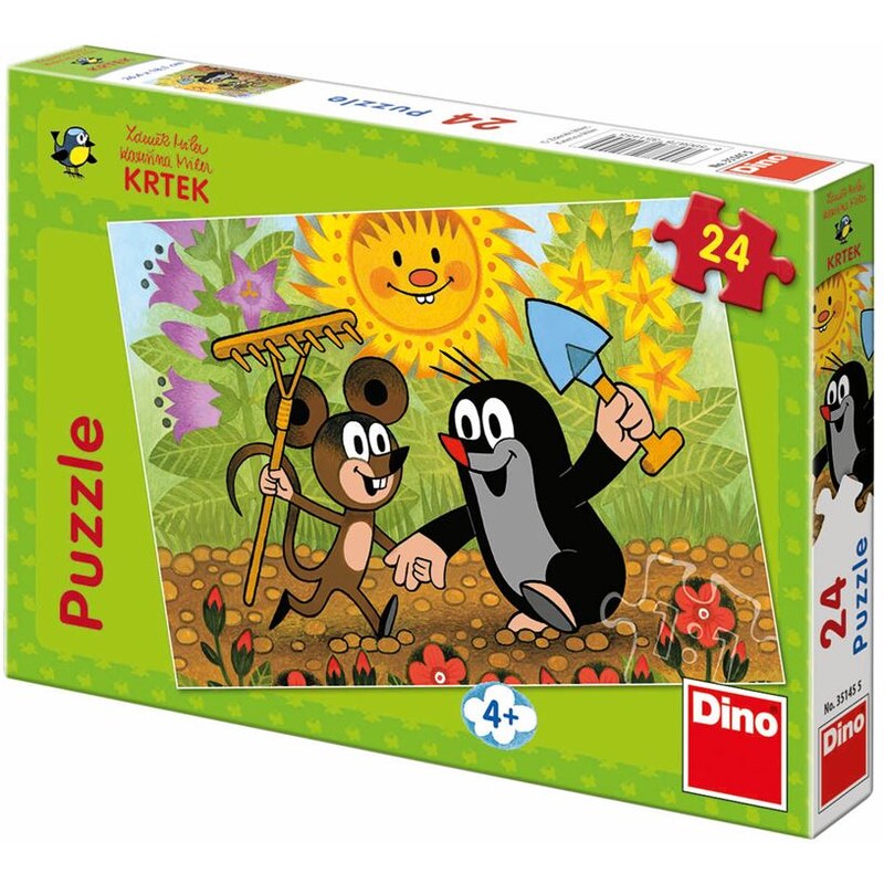 Dino Puzzle Krtek a Myška 24 dílků