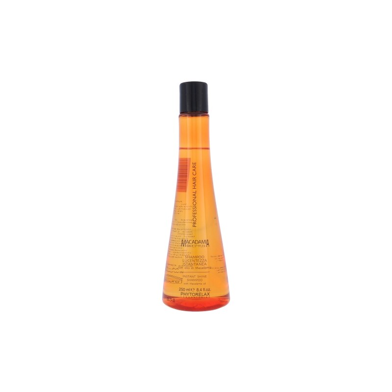 Phytorelax Laboratories Macadamia Instant Shine Shampoo 250ml Šampon na normální vlasy W Pro lesk vlasů