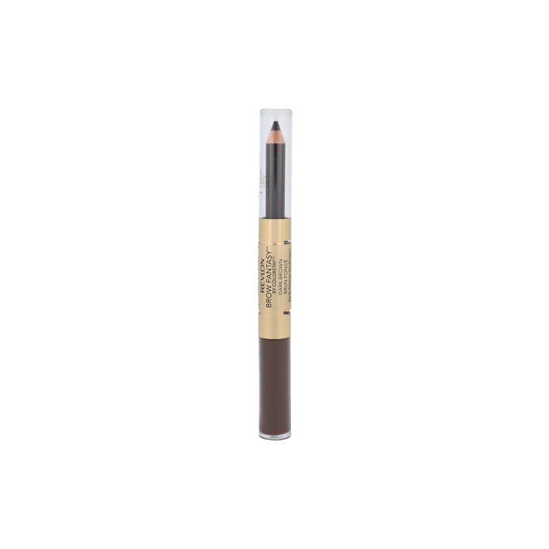Revlon Brow Fantasy Pencil & Gel dárková sada W - 0,31g Pencil + 1,18ml Gel - Odstín Dark Brown