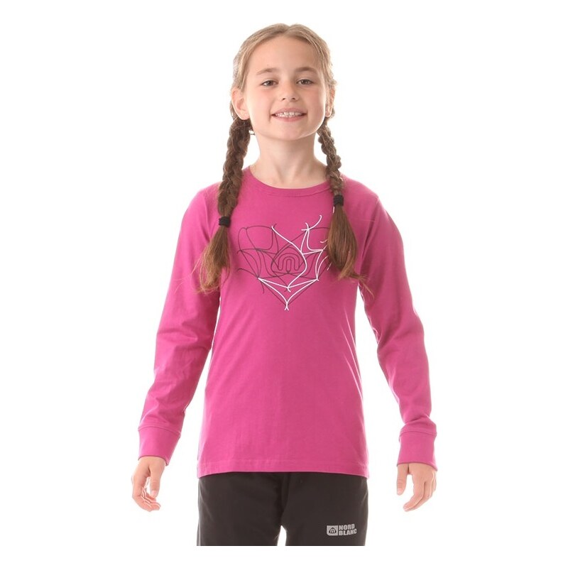 Nordblanc Dívčí tričko Nub - růžové