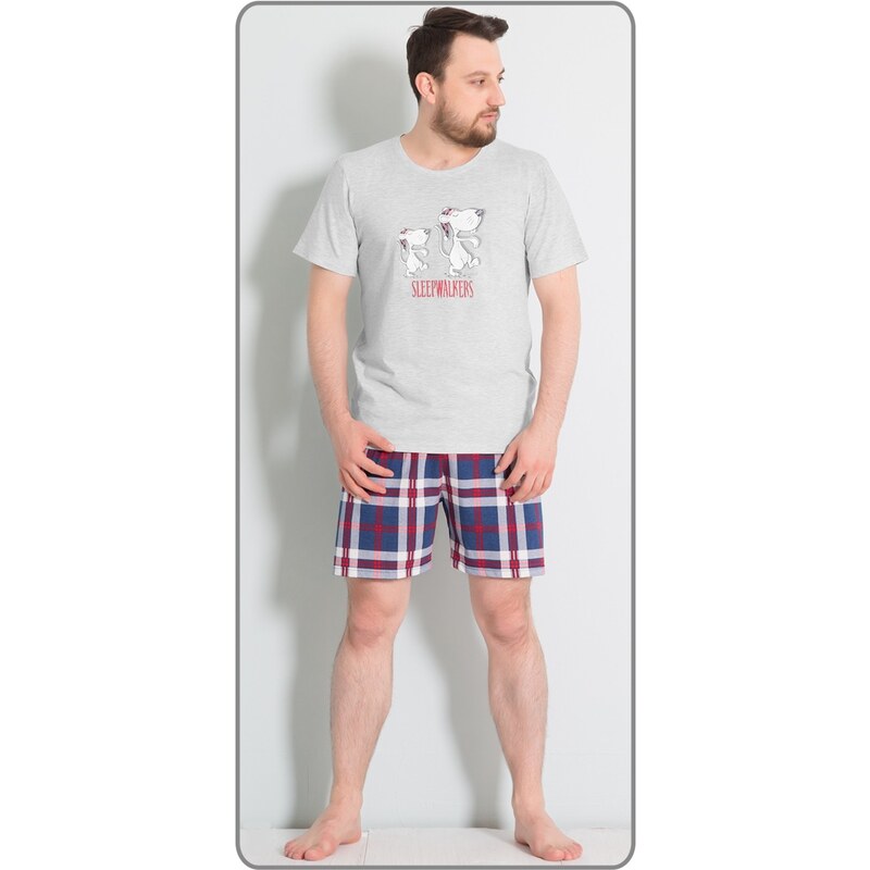 Gazzaz Pánské pyžamo šortky Náměsíčníci