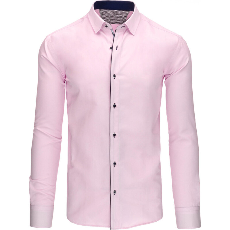 Pánská růžová košile (dx1111)
