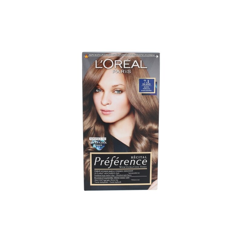 L´Oréal Paris Préférence Récital Hair Colour Barva na vlasy W Barva na vlasy - Odstín 7.1 Island