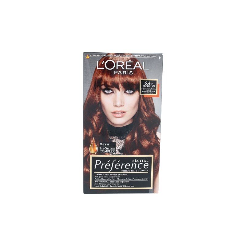 L´Oréal Paris Préférence Récital Hair Colour Barva na vlasy W Barva na vlasy - Odstín 6.45 Brooklyn