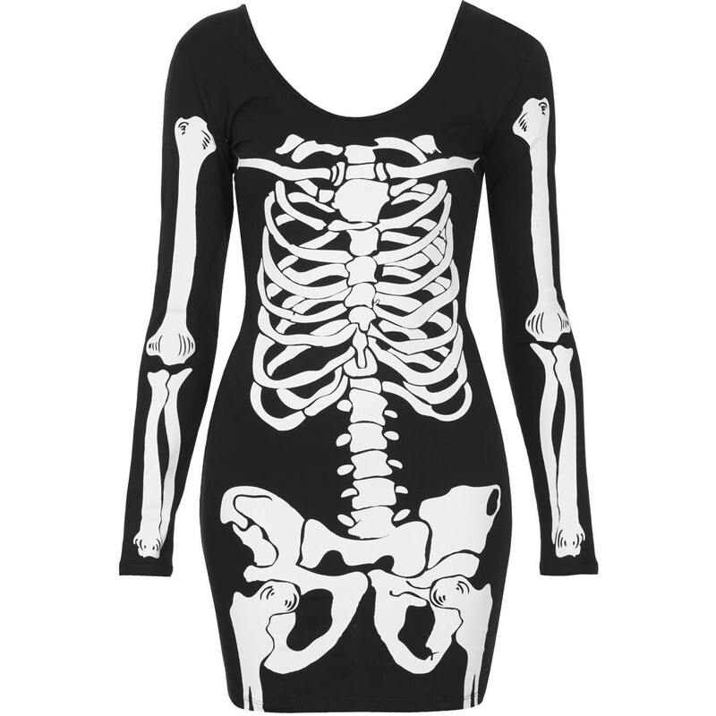Topshop Skeleton Dress By Tee And Cake