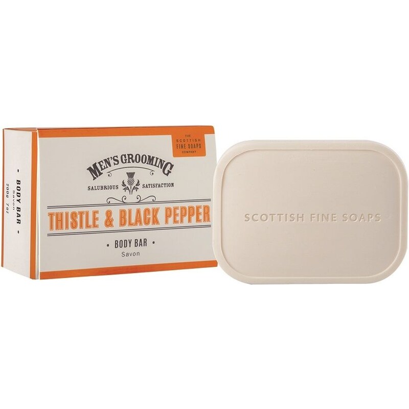SCOTTISH FINE SOAPS Luxusní pánské mýdlo Thistle & Black pepper 100 g