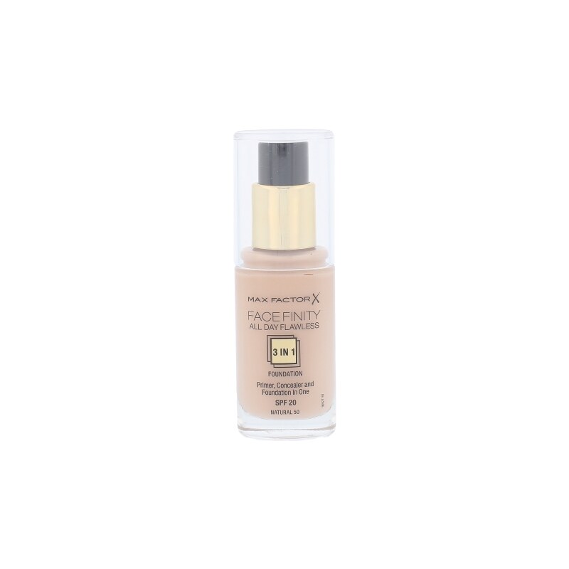 Max Factor Face Finity 3in1 Foundation SPF20 30ml Make-up W - Odstín 50 Natural