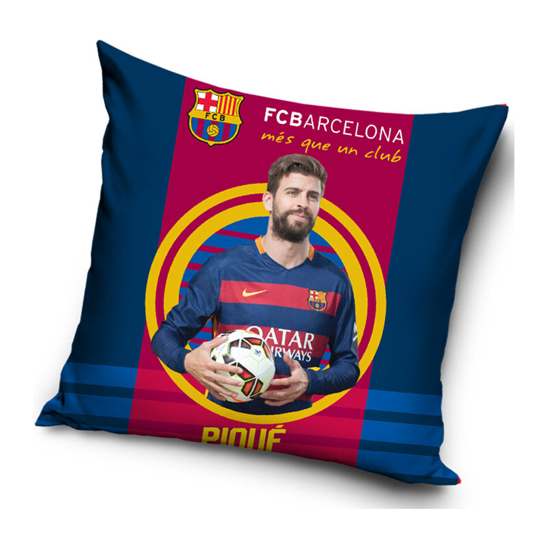 Povlak na polštářek FC Barcelona Piqué 2016