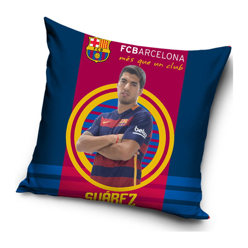 Polštářek FC Barcelona Suárez 2016
