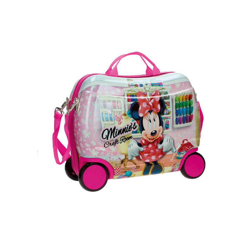 Dětský kufřík na kolečkách Minnie Craft Room 41 cm