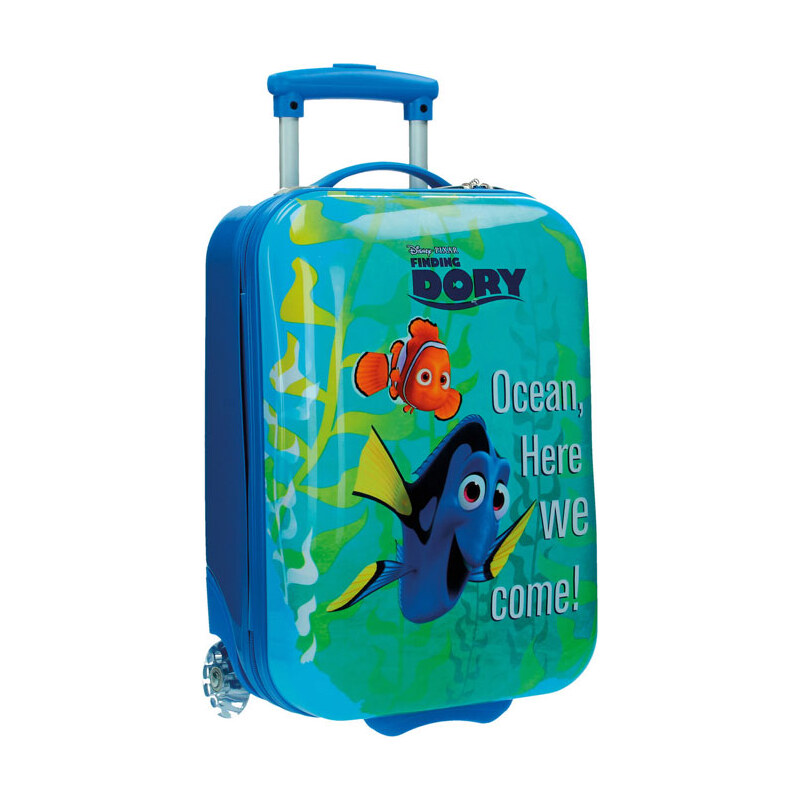 Cestovní kufr ABS Hledá se Dory 48 cm