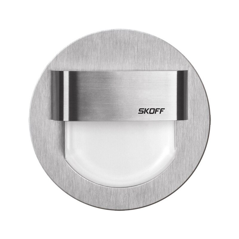 Skoff LED RUEDA 0,8W/10V hliník/bílá nástěnné svítidlo SK0023