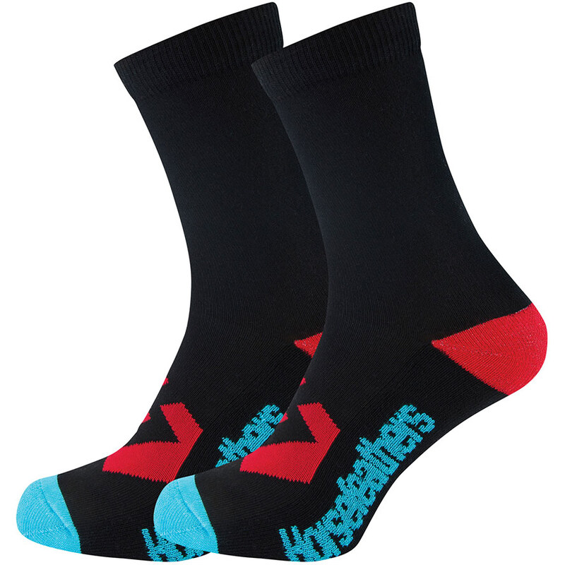 HORSEFEATHERS LOBY CREW SOCKS RED