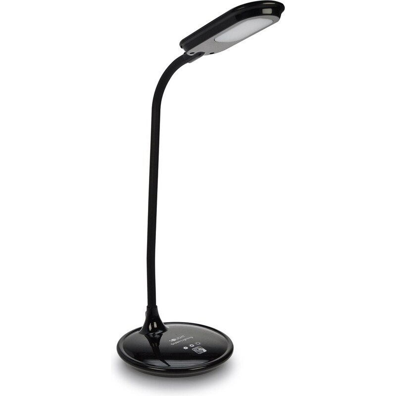 Solight LED stolní lampička dotyková, 5W, 3 stupně jasu, 4100K, černá barva