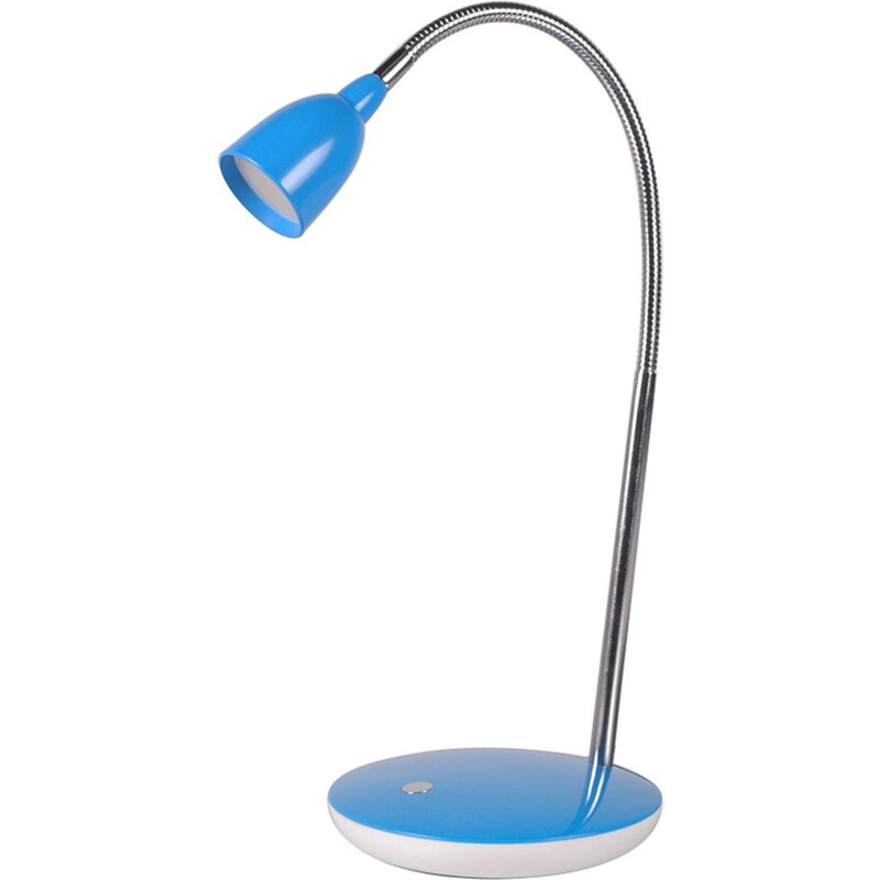 Solight LED stolní lampička, 2.5W, 3000K, podstavec, modrá barva