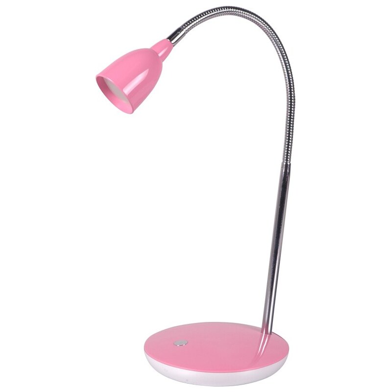 Solight LED stolní lampička, 2.5W, 3000K, podstavec, růžová barva