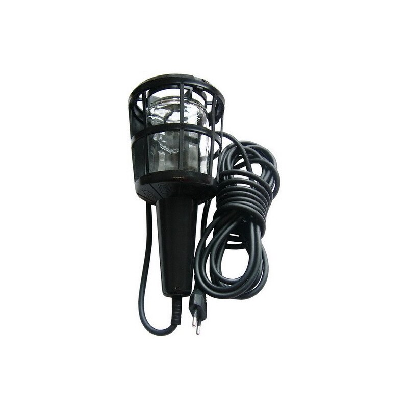 Solight montážní lampa, E27, AC 230V, 5m, černá