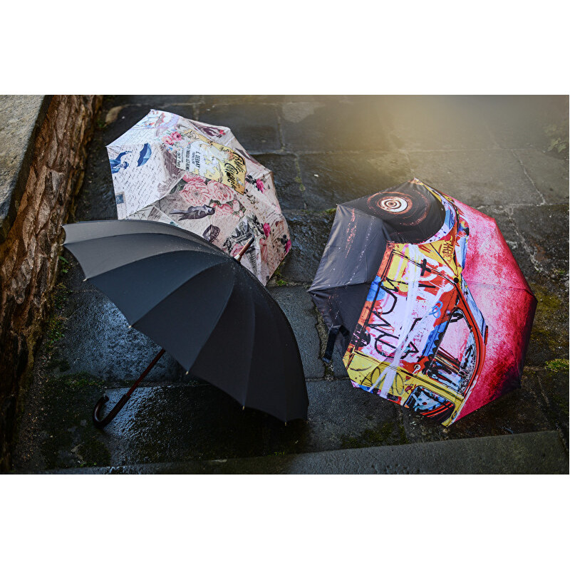 Doppler Dámský skládací mechanický deštník Modern Art Mini 7085701