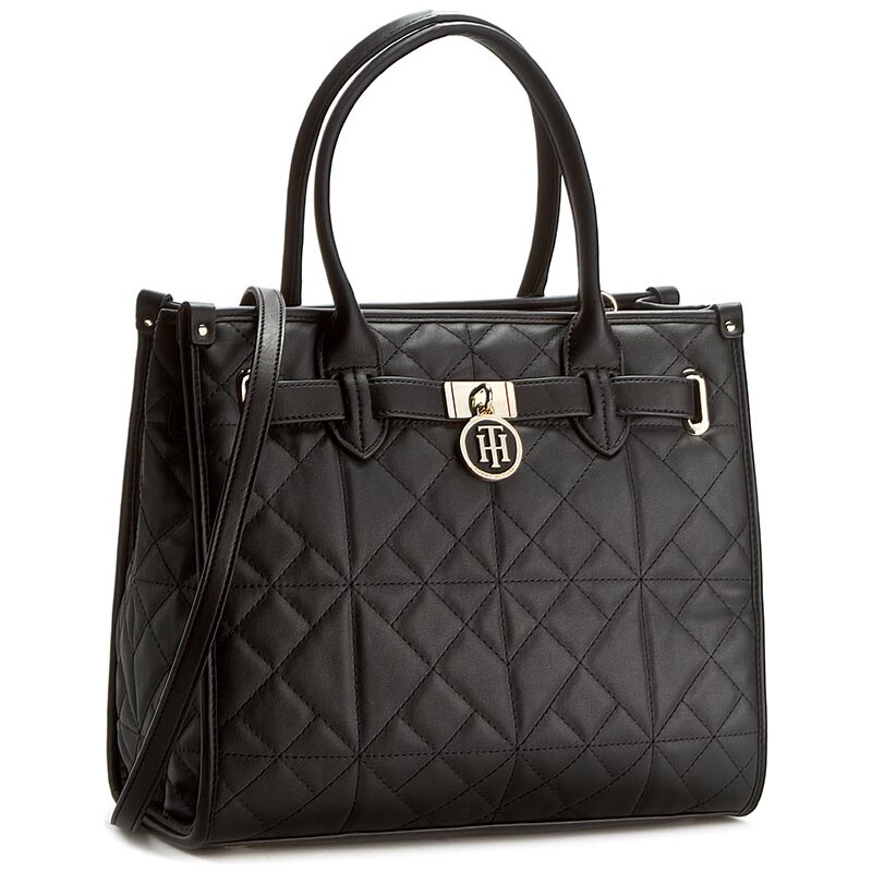 Kabelka TOMMY HILFIGER - American Icon Tote Quilted AW0AW03172 002