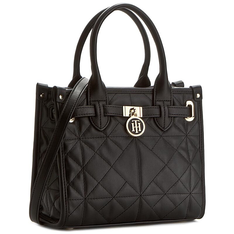 Kabelka TOMMY HILFIGER - American Icon Mini Tote Quilted AW0AW03173 002