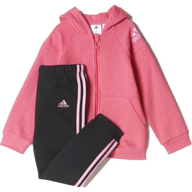 Dětská souprava adidas I Sp Fz Hd Jogg růžová