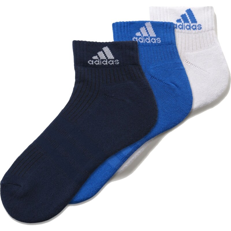 Ponožky adidas 3S Ankle Half Cushioned 3Pp modrá