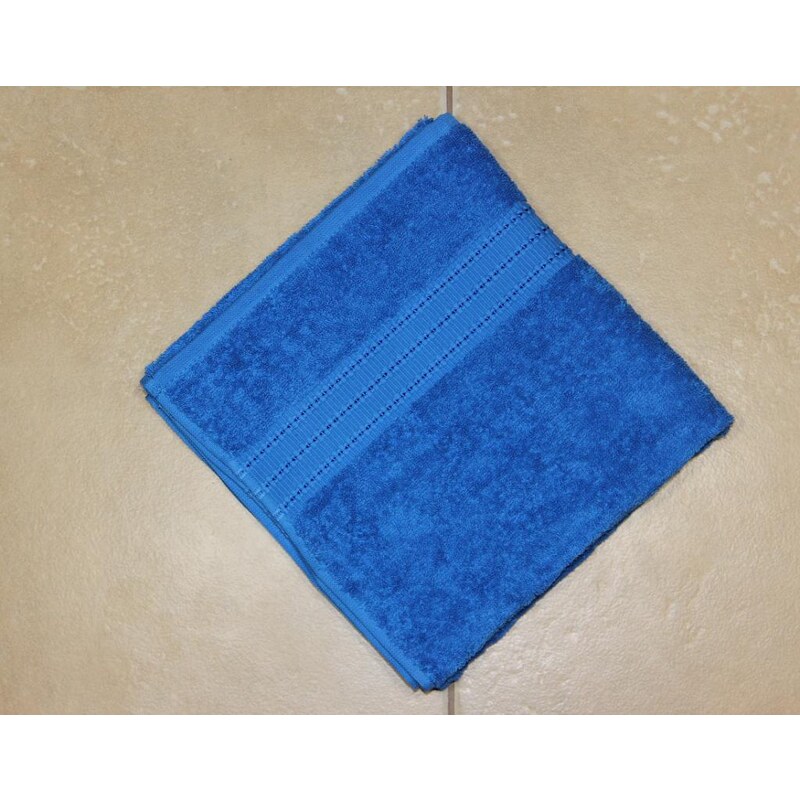 Kvalitex Froté ručník 50x100cm proužek tmavě modrý 450g/m2