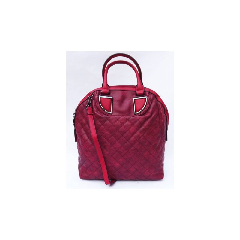 Stylová kabelka Silvia Rosa červená barva, Barva Červená SR-1647