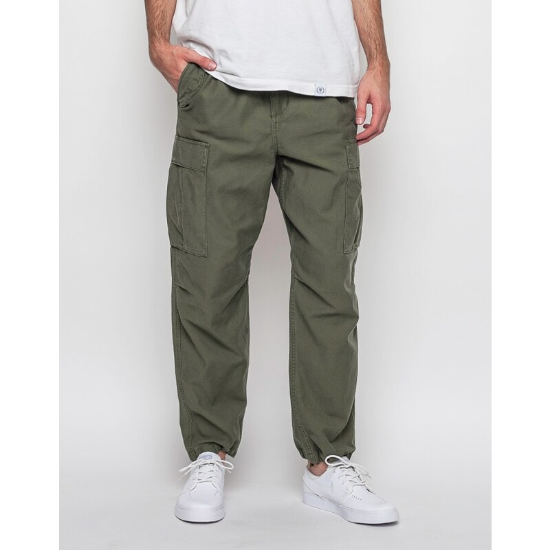 Kalhoty Carhartt WIP Camper Rover Green Stone Washed
