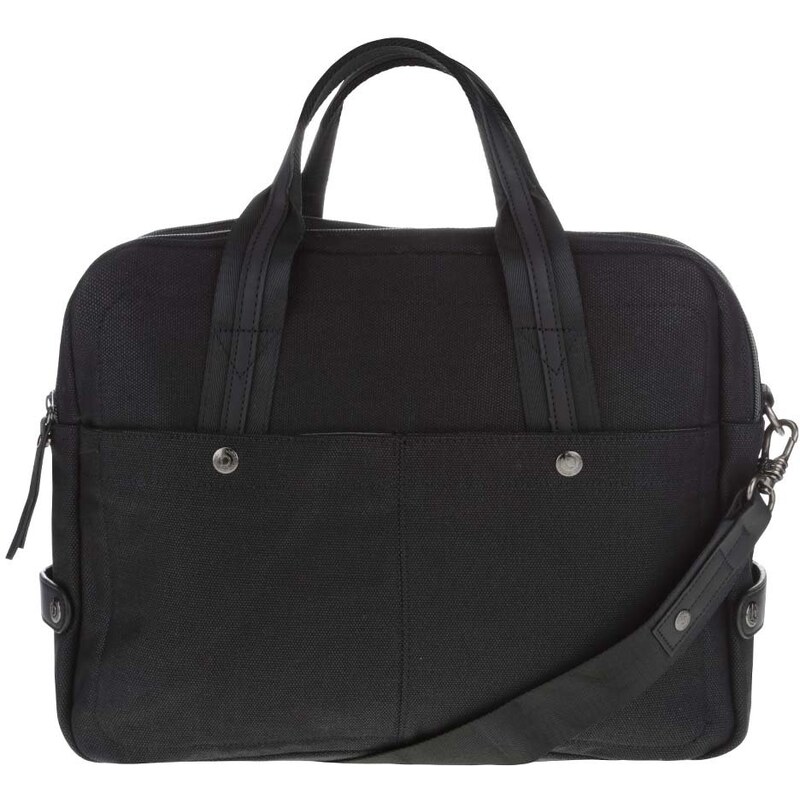 Černá pánská taška na notebook bugatti Lino