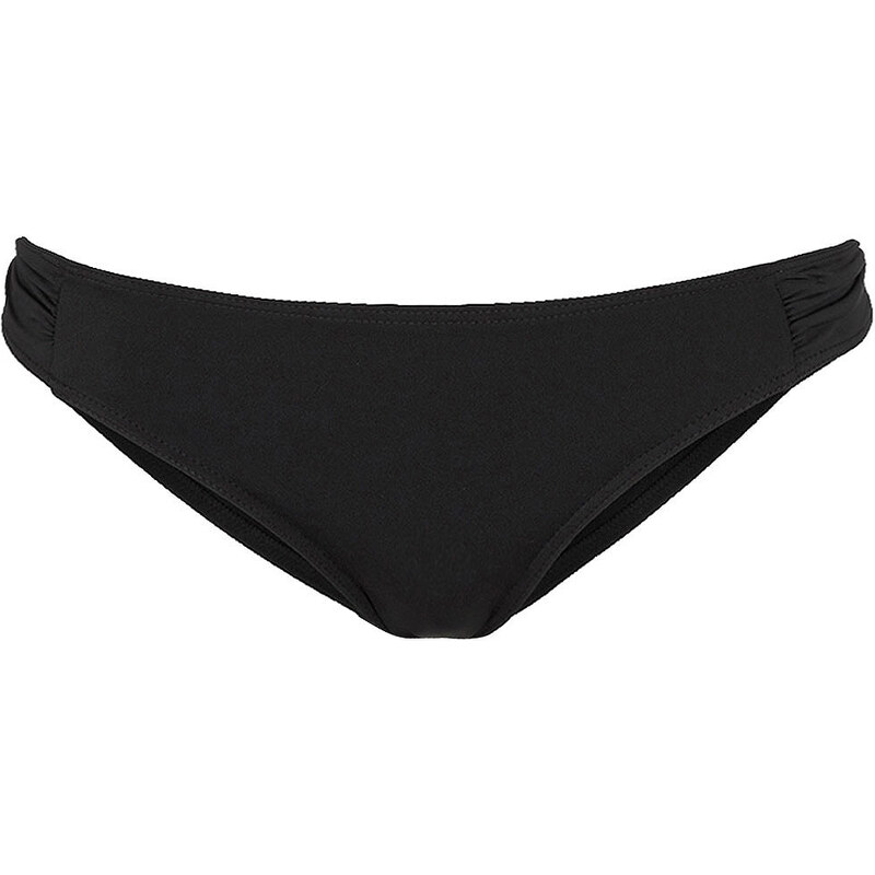 Topshop Black Ruche Bikini Pants