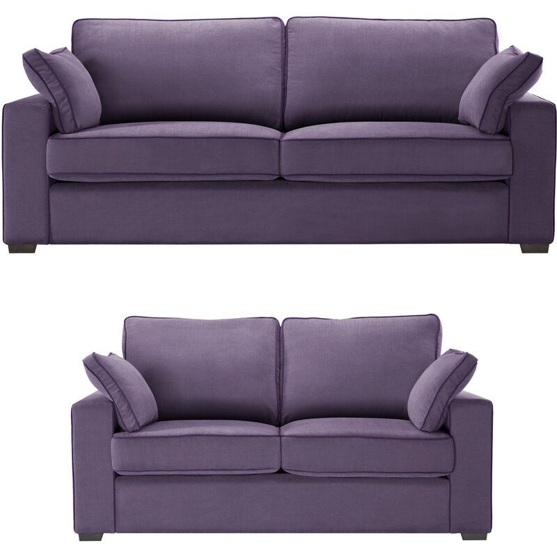 Dvoudílná sedací souprava Jalouse Maison Serena, fialová