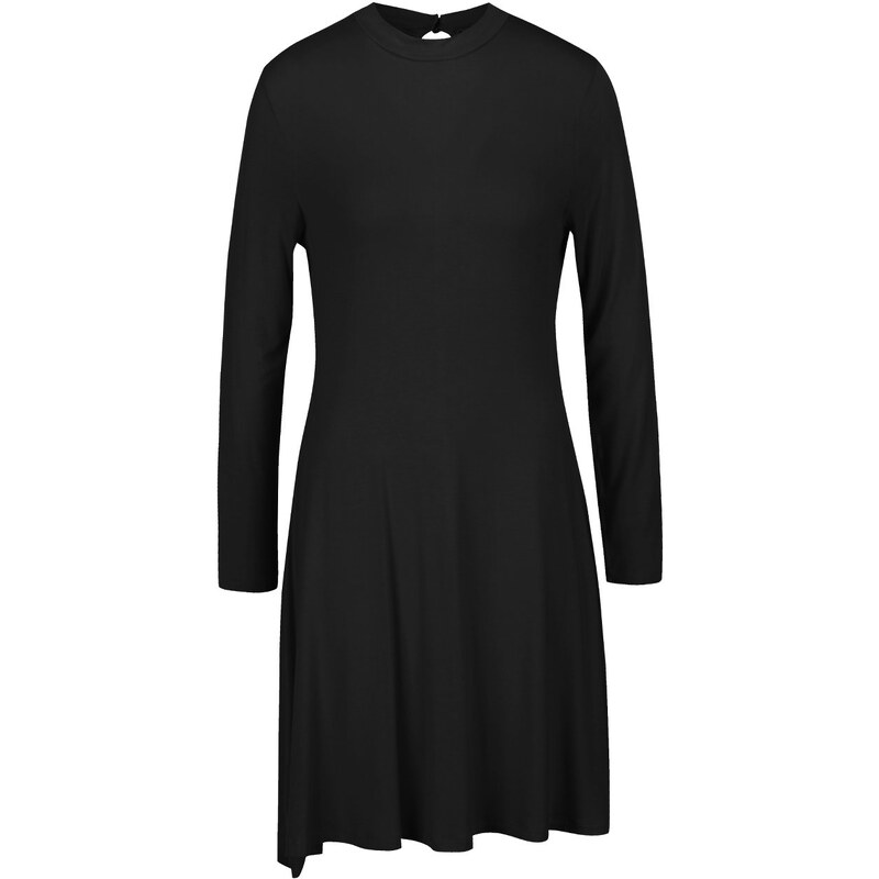 Černé volnější šaty s dlouhým rukávem Segina b.young