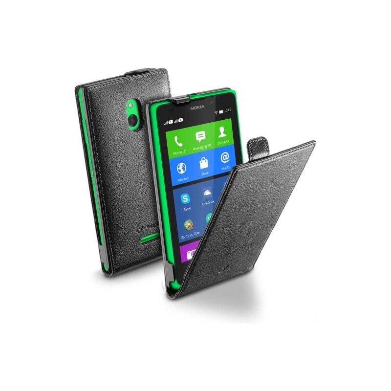 Pouzdro CellularLine Flap Essential pro Nokia XL, černé FLAPESSENXLK