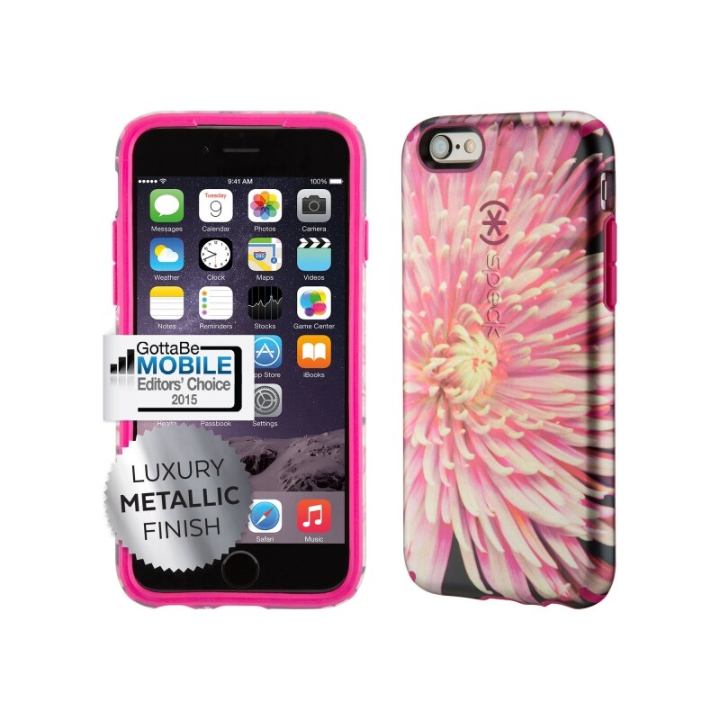 Kryt Speck CandyShell Inked pro Apple iPhone 6/6S, Hypnotic Bloom/Fuchsia Pink